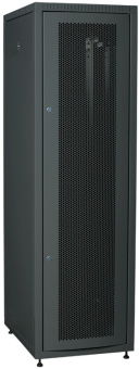 1Шкафы и стойки телекоммуникационные 19 шкаф linea e 42u 600х800мм двери 2шт перф. и метал. чер. | le05-42u68-pm | itk выгодная цена