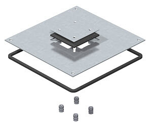 1Системы для прокладки кабеля в полах крышка монтажного основания uzd250-3 для telitank 282x282x4 мм (сталь) (duf 250-3dat) | 7400613 | obo bettermann выгодная цена