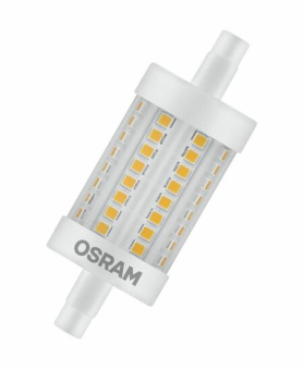 1Лампы (источники света) лампа светодиодная led line r7s dim 78 mm 75 8,5 w/2700k r7s | 4058075432512 | osram выгодная цена