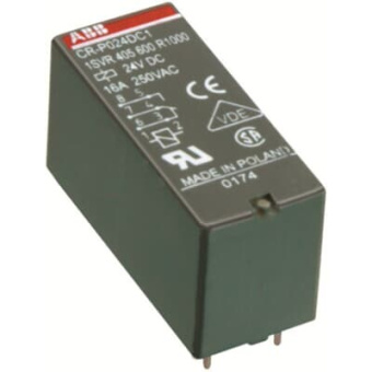 1Реле реле cr-p024ac2g 24b ac 2пк (8a), позолоченные контакты|1svr405606r0000| abb выгодная цена