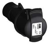 Разъемы промышленные розетка кабельная easy&safe 232ec6b,32а,2p+e,ip44,6ч,черн|2cma103580r1000| abb выгодная цена