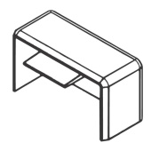 Кабельные каналы mf заглушка 40/40, огнестойкость e15-e110 | 72809-e110 | ecoplast выгодная цена