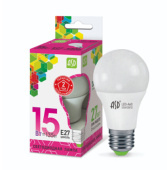 Лампы (источники света) лампа светодиодная led-a60-standard 15вт 230в е27 6500к 1350лм | 4690612014203 | asd выгодная цена