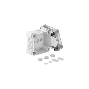 1Коробки распределительные распределительная коробка x04, ip 67, 114х114х78 мм, с прозрачной крышкой | 2005058 | obo bettermann выгодная цена