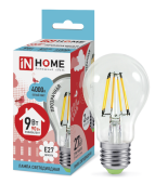Лампы (источники света) лампа светодиодная led-a60-deco 9вт 230в е27 4000к 810лм прозр | 4690612008073 | in home выгодная цена