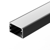 Ленты светодиодные профиль pls-lock-h16-smt-2000 anod black (arlight, алюминий) | 033295 | arlight выгодная цена