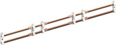Шкафы, боксы и аксессуары zx2257 шина медная 30x10mm 4pw v2, a1 | 2cpx042663r9999 | abb выгодная цена
