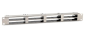 Оптические компоненты СКС pptr-19-4cu-stl патч-панель 19" для претерминированных медных и оптических кассет, 4 слота под кассеты, 1u | 235656 | hyperline выгодная цена