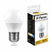 Лампы (источники света) лампа светодиодная lb-550 (9w) 230v e27 2700k g45 | 25804 | feron выгодная цена