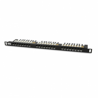 1Патч-панели патч-панель pphd-19-24-8p8c-c6-110d высокой плотности 19", 0.5u, 24 порта rj-45, категория 6, dual idc | 46979 | hyperline выгодная цена