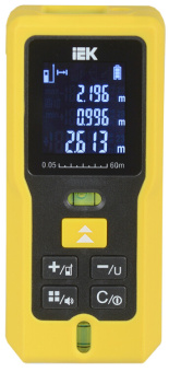 1Измерительное оборудование дальномер лазерный dm60 professional iek | tir21-3-060 | iek выгодная цена