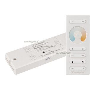 1Ленты светодиодные контроллер sr-2839mix white (12-24v, 2x5a, пду) | 024408 | arlight выгодная цена