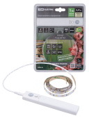 Ленты светодиодные умная подсветка smd2835-30led/m-ip20-5в-2,4вт-3000 к(1 м), датчик движ., 4хааа | sq0331-0502 | tdm выгодная цена