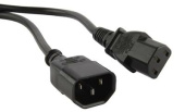 Шкафы и стойки телекоммуникационные 19 кабель питания pwc-iec13-iec14-3.0-bk монитор-компьютер iec 320 c13 - iec 320 c14 (3x1.00), 10a, прямая вилка, 3м, цвет черный | 34897 | hyperline выгодная цена