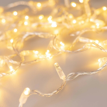 1Ленты светодиодные светодиодная гирлянда ard-string-classic-10000-clear-100led-flash warm/warm (230v, 7w) (ardecoled, ip65) | 025814 | arlight выгодная цена
