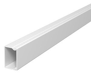 1Кабельные каналы мини-канал wdk с крышкой 40x40x2000 мм (высота борта 40 мм, крышка 40 мм) пвх белый ral 9010 | 6191126 | obo bettermann выгодная цена