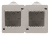 Розетки, выключатели, звонки электрические abb zenit/stylo коробка ip40 для открытой установки на 4 модуля | n3292.1 | 2cla329210n1101 | abb выгодная цена