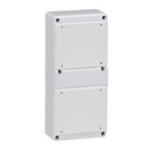 Разъемы промышленные лицевая панель - p17 tempra pro - 280x125 - 2 розетки 16 а c блокировкой-выключателем | 057723 | legrand выгодная цена