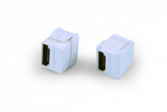 1Розетки, адаптеры и модули Keystone kj1-hdmi-as18-wh вставка формата keystone jack с проходным адаптером hdmi 2.0 (type a), short body (18.2 мм), rohs, белая | 247089 | hyperline выгодная цена