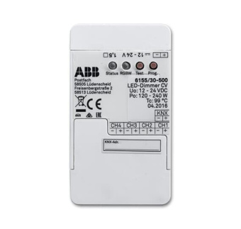 1Розетки, выключатели, звонки электрические 6155/30-500 knx led-диммер, 4-канальный, без блока питания|2cka006151a0254| abb выгодная цена