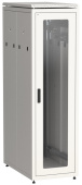 Шкафы и стойки телекоммуникационные 19 шкаф сетевой 19" linea n 47u 600х1000 мм стеклянная передняя дверь серый | ln35-47u61-g | itk выгодная цена