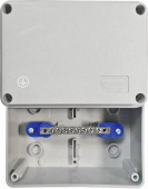 Коробки распределительные коробка уравн-я потенц-в (куп) 8х12мм, 14 зажимов, 150а, на 2-х изоляторах, о/п, 210х150х100, 8 вых., 4 втулки d32мм, 6 вводов d50мм, ip55 jbs210 выгодная цена