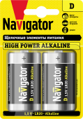 Элементы питания и аккумуляторы элемент питания nbt-ne-lr20-bp2 | 94755 | navigator выгодная цена
