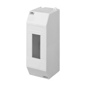 Шкафы, боксы и аксессуары бокс пластиковый кмпн 1/2 ip20 белый в инд. пакете | 11-0112-1 | rexant выгодная цена