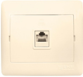 РАСПРОДАЖА розетка rj-45 1-мест. 1а 120в беж. софия simple | elk01-035-20 | ekf выгодная цена