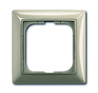 1Розетки, выключатели, звонки электрические abb basic 55 шампань рамка 1-ая | 1725-0-1501 | 2cka001725a1501 | abb выгодная цена