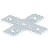 Крепёж соединительная пластина x-образная 150x150x40x5 (gms 5 vp x ft) | 1124657 | obo bettermann выгодная цена