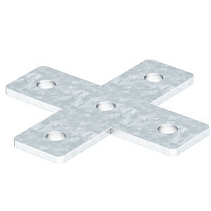 1Крепёж соединительная пластина x-образная 150x150x40x5 (gms 5 vp x ft) | 1124657 | obo bettermann выгодная цена
