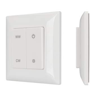 1Ленты светодиодные панель smart-p48-mix-p-suf (3v, 1 зона, knob, 2.4g) (arlight, пластик) | 028302 | arlight выгодная цена
