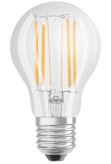 1Лампы (источники света) лампа светодиодная филаментная led star а 10w/865 230v fil e2710x1 | 4058075466050 | osram выгодная цена