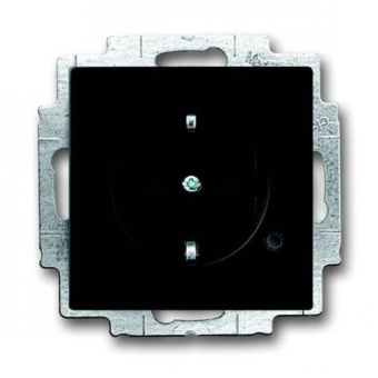 1Розетки, выключатели, звонки электрические розетка schuko с индикацией led, future, черный бархат | 2013-0-5330 | 2cka002013a5330 | abb выгодная цена
