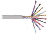 Кабель витая пара (UTP, FTP) кабель связи витая пара u/utp, кат.5e 50х2х24awg solid, pvc, 305м, серый | lc1-c5e50-111 | itk выгодная цена