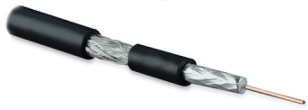 1Кабель коаксиальный (RG) coax-rg59-outdoor-500 (500 м) кабель коаксиальный rg-59, 75 ом, жила - 20 awg (-40°с – +60°с), внешний диаметр 6.1мм, pe | 254851 | hyperline выгодная цена