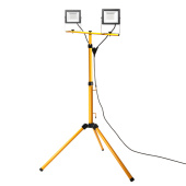 Прожекторы прожектор светодиодный ll-503 квадрат 2*50w 6400к 220v черный ip65 (на штативе) | 29568 | feron выгодная цена