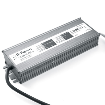 1Ленты светодиодные трансформатор для светодиодной ленты lb500 dc24v 150w ip67 | 25989 | feron выгодная цена