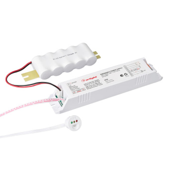 1Ленты светодиодные блок аварийного питания arj-emg-6w-1.5h-nicd (arlight, ip20 пластик, 2 года) | 031831 | arlight выгодная цена