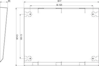 1Шкафы, боксы и аксессуары навес 2400x600 | nsysc2460 | schneider electric выгодная цена