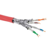 Кабель витая пара (UTP, FTP) кабель cat 6a, u/utp application, нг(а)-frhf, бухта 500м, красный | rn6auua04rd | dkc выгодная цена