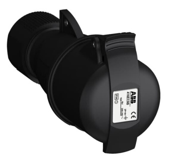 1Разъемы промышленные розетка кабельная easy&safe 416ec9b,16а,3p+n+e,ip44,9ч,черн|2cma103595r1000| abb выгодная цена