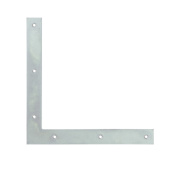 Крепёж оконный уголок плоский 80х80х18 (5шт) оцинк. - пакет ( 0,035 кг) | 110092 | tech-krep выгодная цена