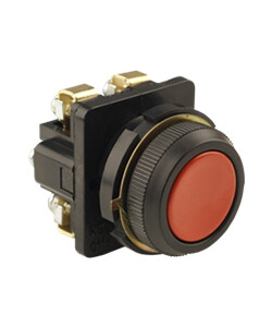 1Кнопки, светосигнальные лампы и кнопочные посты ке-011 у3 исп.2, красный, 1з+1р, цилиндр, ip40,10а, 660в, выключатель кнопочный (эт) | et502423 | электротехник выгодная цена