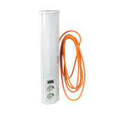 Шкафы, боксы и аксессуары светильник люминисцентный 13 вт, с 2-мя розетками, 220 в | 306606 | кэаз выгодная цена