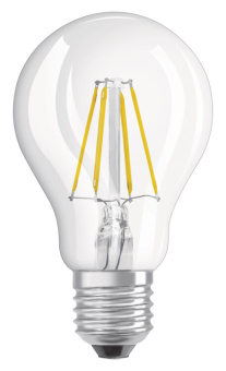 1Лампы (источники света) лампа светодиодная филаментная led star а 4,5w/865 230v fil e27 10x1 | 4058075466012 | osram выгодная цена