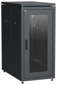 Шкафы и стойки телекоммуникационные 19 itk linea n 24u 800х1000мм стекл. пер. дв. задн. перф. чер. | ln05-24u81-gp | itk выгодная цена