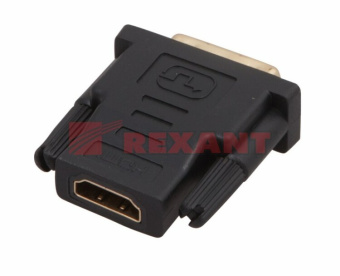 1Разъемы, переходники, делители TV переходник штекер dvi-i - гнездо hdmi | 17-6811 | rexant выгодная цена