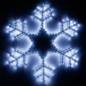 Ленты светодиодные фигура ard-snowflake-m4-750x750-324led white (230v, 18w) | 025307 | arlight выгодная цена